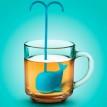 Силіконовий заварник для чаю Brew Whale Fred&Friends