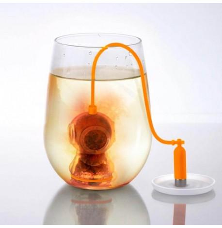 Силиконовый заварник ситечко для чая Deep Diver Fred&Friends