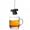 Силіконовий заварник для чаю Tea Shirt Qualy (чорний)
