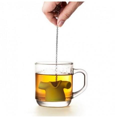 Силіконовий заварник для чаю Tea Shirt Qualy (зелений)