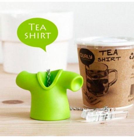 Силіконовий заварник для чаю Tea Shirt Qualy (зелений)