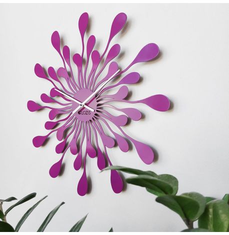 Настенные часы Emotion (розовые), 50 см