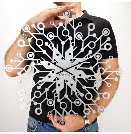 Настенные часы Galaxy (серые), 50 см