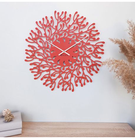 Настінний годинник Harmony (червоний), 50 см