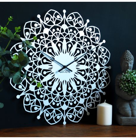 Настінний годинник Ajur (білий), 50 см