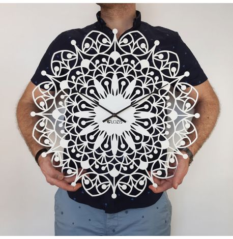 Настінний годинник Ajur (білий), 50 см