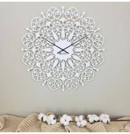 Настінний годинник Ajur (білий), 50 см
