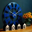 Настенные часы Boston (синие), 35 см