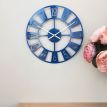 Настенные часы Boston (синие), 35 см
