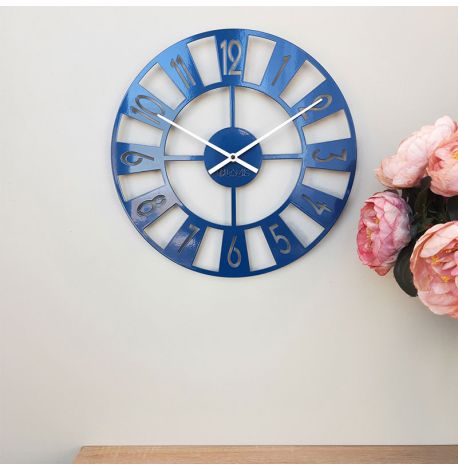 Настенные часы Boston (синие), 35 см