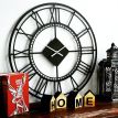 Настінний годинник London Black (чорний), 50 см