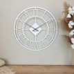 Настінний годинник London White (білий), 50 см