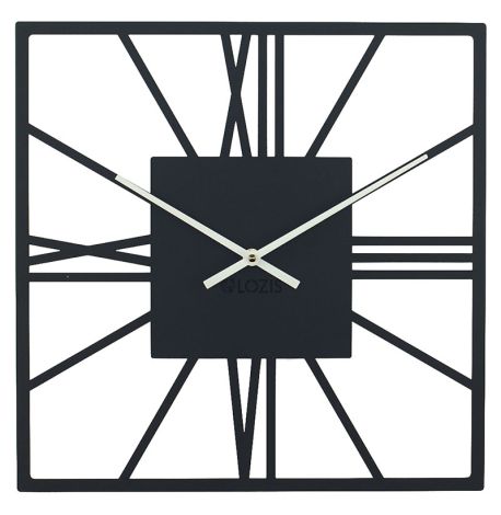 Настінний годинник New York Black (чорний), 35х35 см