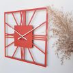 Настінний годинник New York Red (червоний), 35х35 см