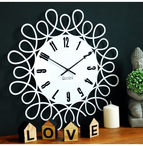Настенные часы Romantic (белые), 50 см
