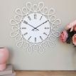 Настенные часы Romantic (белые), 50 см