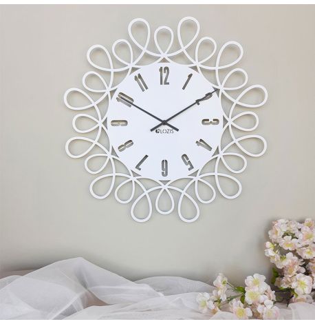 Настенные часы Romantic (белые), 50 см