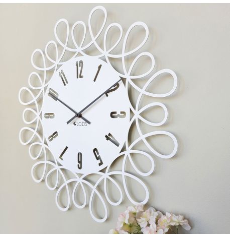 Настенные часы Romantic (белые), 50 см