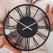 Настінний годинник Rome Black (чорний), 35 см