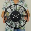 Настінний годинник Rome Black (чорний), 35 см