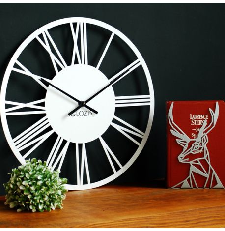 Настінний годинник Rome White (білий), 35 см