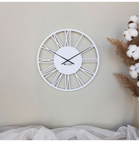 Настінний годинник Rome White (білий), 35 см