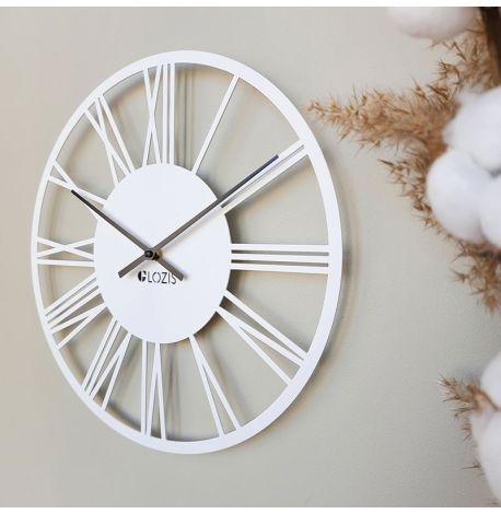 Настінний годинник Rome White (білий), 35 см