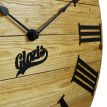 Настінний годинник з дерева Glozis Kansas Gold, 60 см