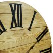 Настінний годинник з дерева Glozis Kansas Gold, 60 см