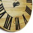 Настінний годинник з дерева Glozis Kansas Gold, 60 см