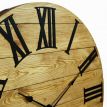 Настінний годинник з дерева Glozis Kansas Gold, 60 см