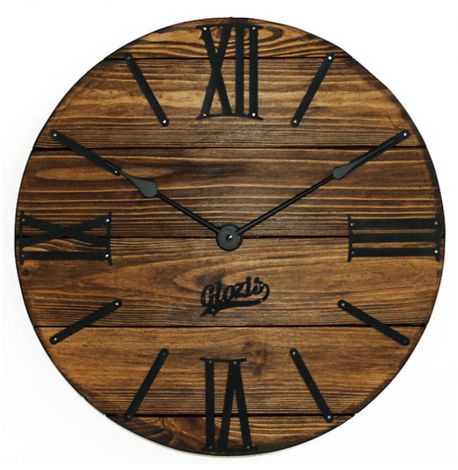 Настенные часы из дерева Glozis Nevada Mokko, 40 см