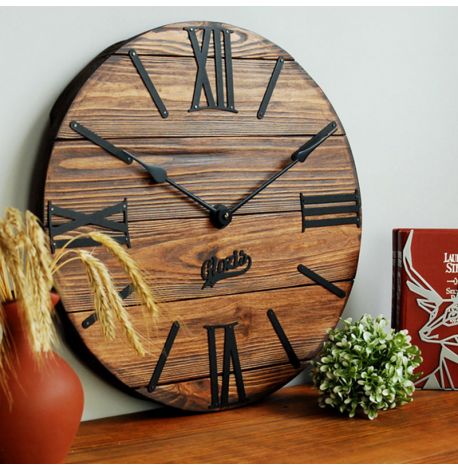 Настенные часы из дерева Glozis Nevada Mokko, 40 см