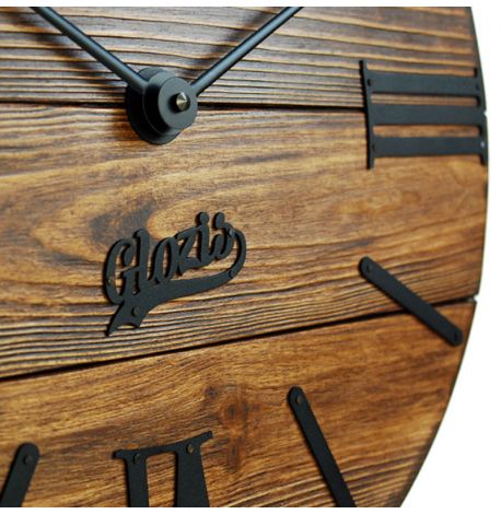 Настенные часы из дерева Glozis Nevada Mokko, 40 см