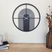 Настінний годинник Arch Black (чорний), 50 см