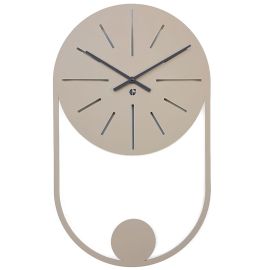 Настенные часы Balance Beige (бежевые), 50х30 см