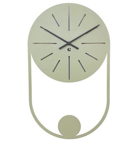 Настінний годинник Balance Olive (оливковий), 50х30 см