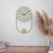 Настінний годинник Balance Olive (оливковий), 50х30 см