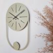 Настінний годинник Balance Olive (оливковий), 50х30 см