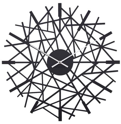 Настінний годинник Chaos (чорний), 50 см