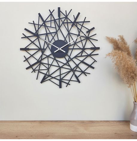 Настінний годинник Chaos (чорний), 50 см