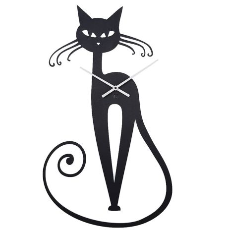 Настінний годинник Elegant (чорний)