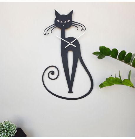 Настінний годинник Elegant (чорний)