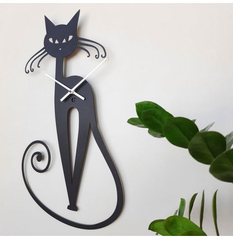 Настінний годинник Elegant (чорний)