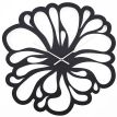 Настінний годинник Flower (чорний), 48 см