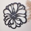 Настінний годинник Flower (чорний), 48 см