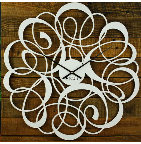 Настінний годинник Freya White (білий), 50 см