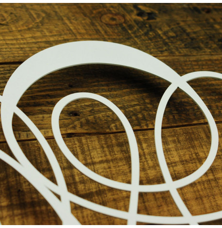 Настінний годинник Freya White (білий), 50 см