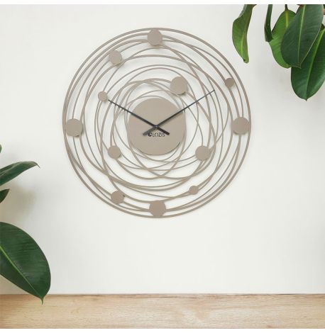 Настенные часы Solar Beige (бежевые), 50 см
