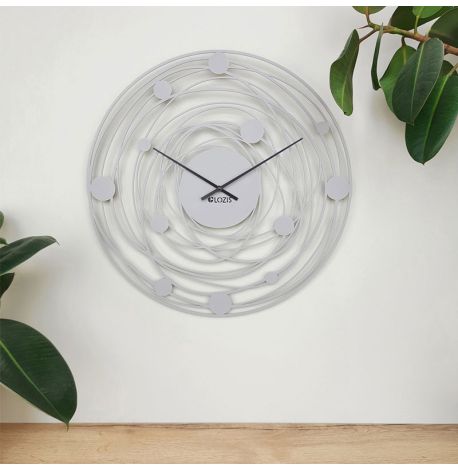 Настінний годинник Solar Gray (сірий), 50 см